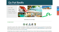 Desktop Screenshot of goportrealty.com